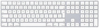 Klawiatura Apple Magic Keyboard z Polem Numerycznym Srebrna (MQ052Z/A)