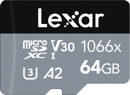 Karta pamięci Lexar microSDXC 64GB 1066x (160MB/s) + adapter SD