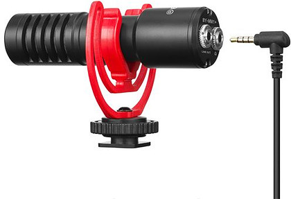 Mikrofon pojemnościowy BOYA BY-MM1+ typu shotgun do kamer, lustrzanek, smartfonów