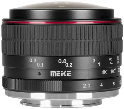 Obiektyw Meike 6,5mm f/2,0 FishEye kołowy Canon EOS EF-M