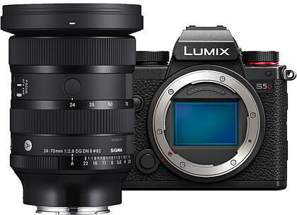 Bezlusterkowiec Panasonic Lumix S5D + Sigma 24-70mm f/2.8 DG DN ART II (L-Mount) - Black Friday 2024