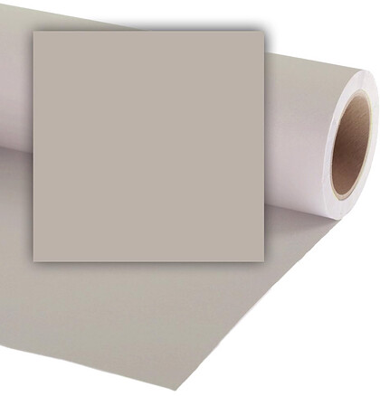 Colorama tło fotograficzne kartonowe 2,72m x 11m szare (STEEL GREY C01103)