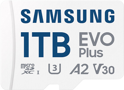 Karta Pamięci Samsung microSDXC 1TB EVO Plus (160MB/s) + Adapter (MB-MC1T0SA/EU)