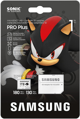Karta Pamięci Samsung microSDXC 1TB PRO Plus Sonic (180/130MB/s) + Adapter (MB-MD1T0SA/LC1)