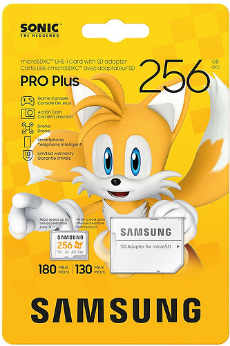 Karta Pamięci Samsung microSDXC 256GB PRO Plus Sonic (180/130MB/s) + Adapter (MB-MD256SA/LC1)