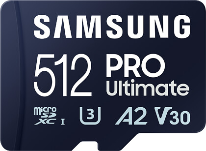 Karta Pamięci Samsung microSDXC 512GB PRO Ultimate 2023 (200/130MB/s) + Adapter (MB-MY512SA/WW)