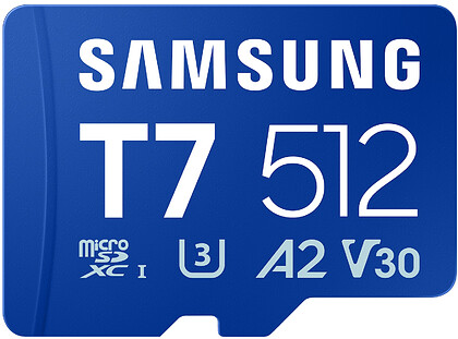 Karta Pamięci Samsung microSDXC 512GB T7 170 MB/s  (MB-MB512T/WW)