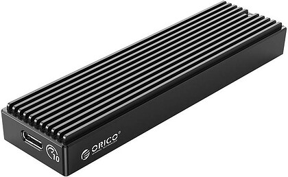 Orico Obudowa dysku SDD M.2 NVME, USB-C 3.1 Gen.2, 10Gbps czarna (M2PV-C3-BK-EP)