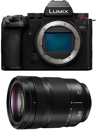 Bezlusterkowiec Panasonic Lumix S5II + 24-105mm f/4 + OBIEKTYW LUMIX za 1zł - Black Friday 2024 Raty 30x0%