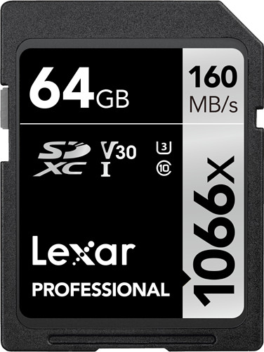 Karta pamięci Lexar SDXC 64GB 1066x (160MB/s) Professional