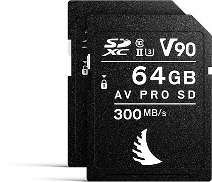 Karta pamięci Angelbird 2x SDXC 64GB AV Pro (300MB/s) V90 UHS-II U3 Match Pack Sony A7/A9