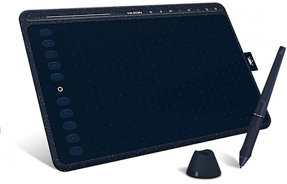 Tablet graficzny Huion HS611 - niebieski (Sterry Blue)