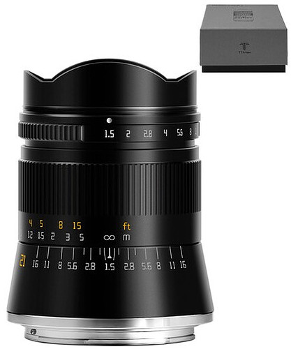 Obiektyw TTArtisan 21mm f/1,5 czarny - mocowanie Canon RF