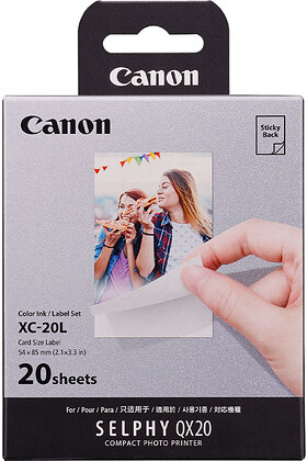 Wkład Canon XC-20L do SELPHY SQUARE QX20 (papier samoprzylepny + atrament)