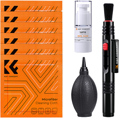 Zestaw czyszczący K&F Concept do optyki Cleaning Kit 4w1