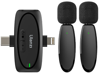 Zestaw do bezprzewodowej transmisji dźwięku Ulanzi V6 - USB-C + Lightning