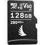 Karta pamięci Angelbird microSDXC 128GB (280MB/s) V60 UHS-II + adapter SD