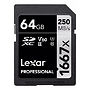 Karta pamięci Lexar SDXC 64GB 1667x (250MB/s) Professional