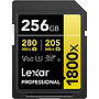 Karta pamięci Lexar SDXC 256GB 1800x (280MB/s) Professional + Czytnik kart Lexar Multi 2in1 sd/micro usb 3.1 gratis