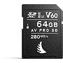 Karta pamięci Angelbird SDXC 64GB AV Pro (280MB/s) V60 UHS-II U3 - WYPRZEDAŻ
