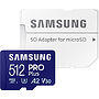 Karta Pamięci Samsung microSDXC 512GB PRO Plus 2023 (180/130MB/s) + Adapter (MB-MD512SA/EU)