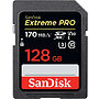 Karta pamięci SanDisk SDXC Extreme PRO 128GB (170MB/s) V30 UHS-I U3