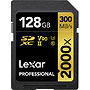 Karta pamięci Lexar SDXC 128GB 2000x (300MB/s) + Czytnik kart Lexar Multi 2in1 sd/micro usb 3.1 gratis