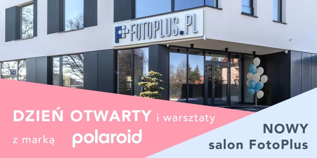 Zapraszamy na dzień otwarty z marką Polaroid, testy aparatów, porady techniczne i fotospacer z Olą Łyźniak
