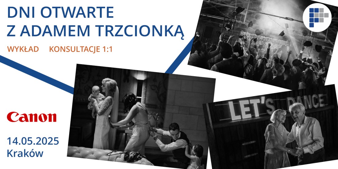 Zapraszamy na dni otwarte FujiFilm. Gościem specjalnym będzie Adam Trzcionka, specjalista fotografii ślubnej, łączący dokument z poetyckimi niuansami.